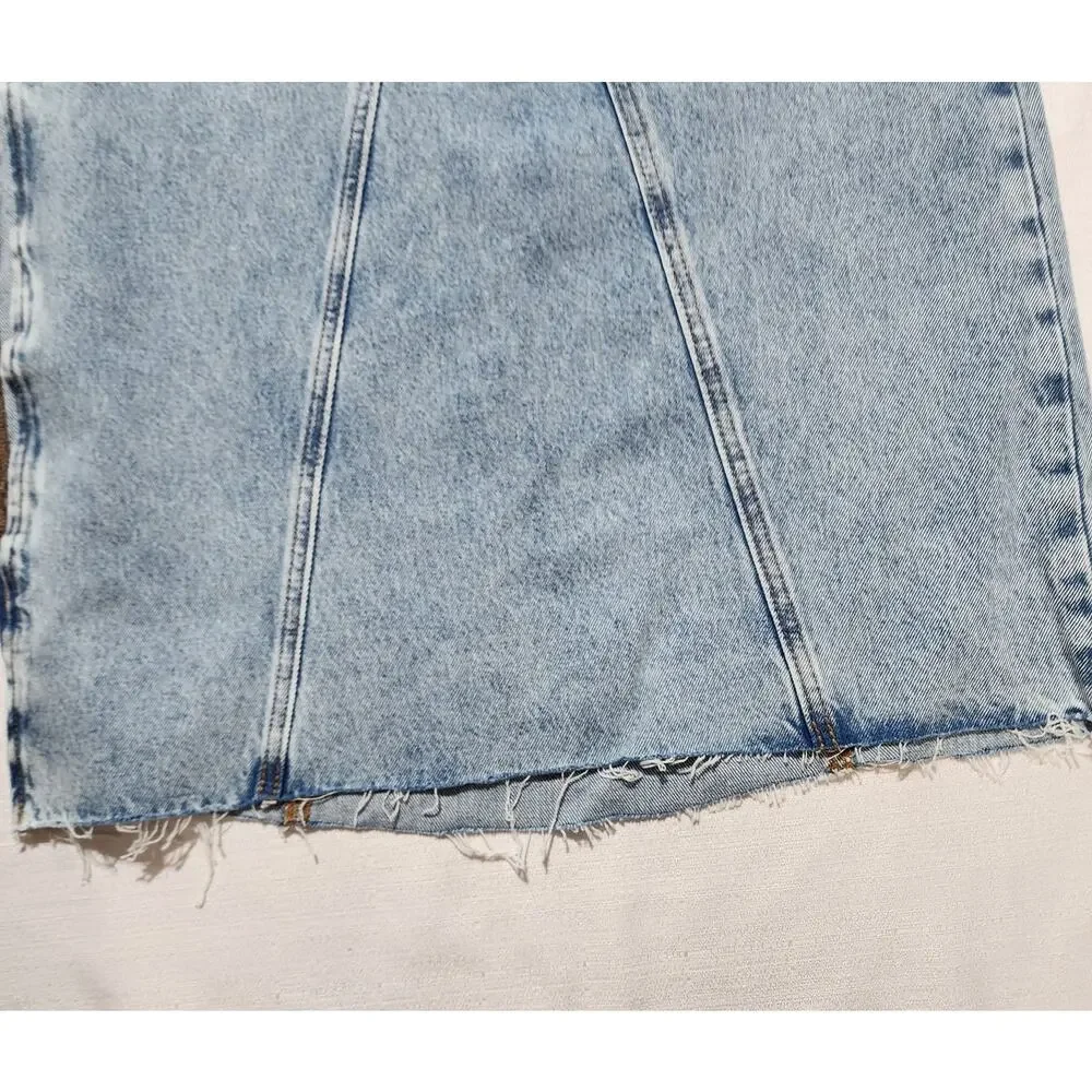 Levi's skirt slide slit waist 26'' button-fly